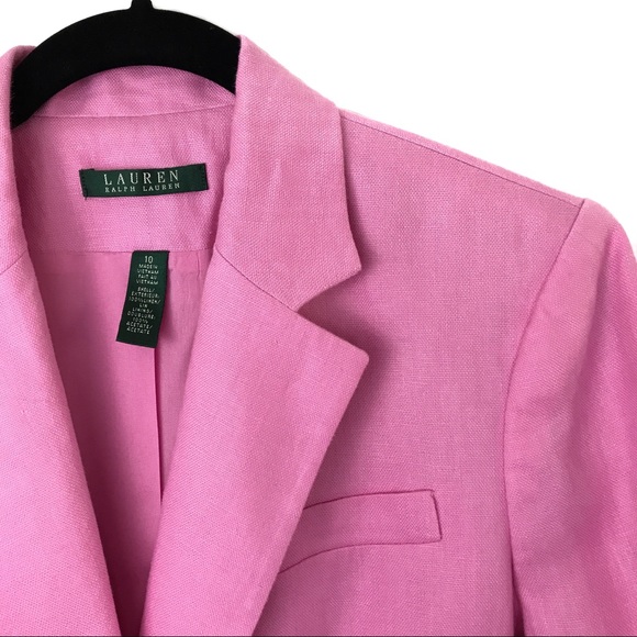 ralph lauren linen blazer